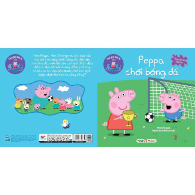 Sách - Truyện Tranh Thế Giới Diệu Kì Của Peppa Pig - Peppa Chơi Bóng Đá - Tân Việt Books