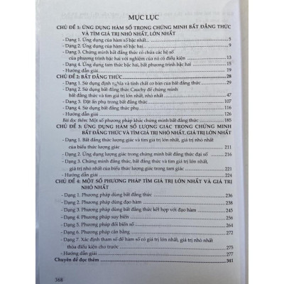Sách - Bất đẳng thức và bài toán Min - Max