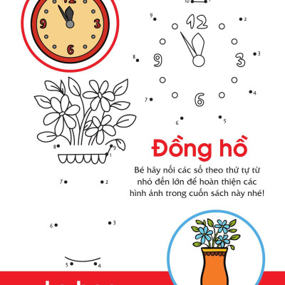 Sách - Rèn Luyện Kỹ Năng Cầm Bút Cho Trẻ - Nối Số Và Tô Màu