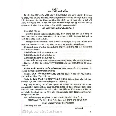 Đề kiểm tra đánh giá Vật Lí 9 (Khoa Học Tự Nhiên) (Theo CT GDPT mới- Bám sát SGK KNTT với cuộc sống) (HA-MK)