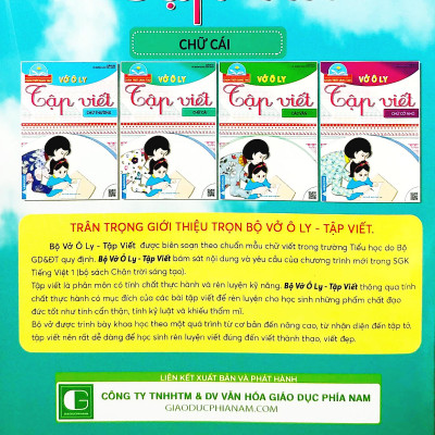 Vở Ô Ly Tập Viết - Chữ Cái - Theo Chuẩn Chương Trình Sách Giáo Khoa Mới - Chân Trời Sáng Tạo