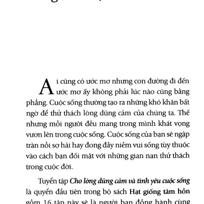 Hạt Giống Tâm Hồn - Tập 2: Cho Lòng Dũng Cảm Và Tình Yêu Cuộc Sống (Tái Bản 2023)