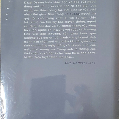 Sách Tà Dương (Tái bản năm 2021)