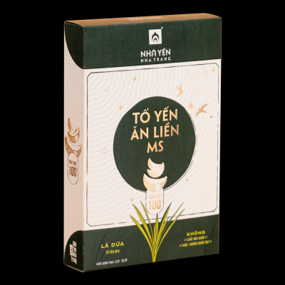 Tổ Yến Ăn Liền MS - Nhiều vị - Nhà Yến Nha Trang - Hộp 10 Gram - Yến Sào Cao Cấp - Hàng Chính Hãng