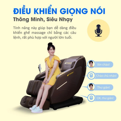 Ghế Massage Lifesport LS-369, Ghế Massage 4D Có 12 Chương Trình Tự Động Và 6 Kỹ Thuật Điêu Luyện