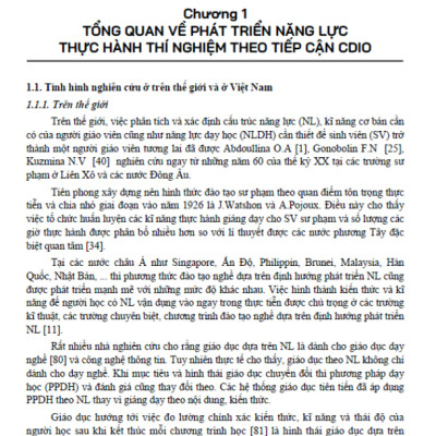 Sách - Phát triển năng lực thực hành thí nghiệm cho sinh viên sư phạm hóa học theo tiếp cận cdio (HA)