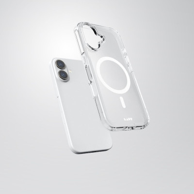 Ốp lưng trong suốt sạc từ tính dành cho iPhone 16 Promax/ 16 Pro/ 16 Plus/ Iphone 16 LAUT Crystal-M, chính hãng Germany_ Hàng chính hãng