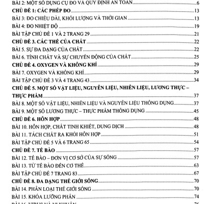 Hướng Dẫn Giải Bài Tập Khoa Học Tự Nhiên 6 (Theo Bộ Sách Cánh Diều)