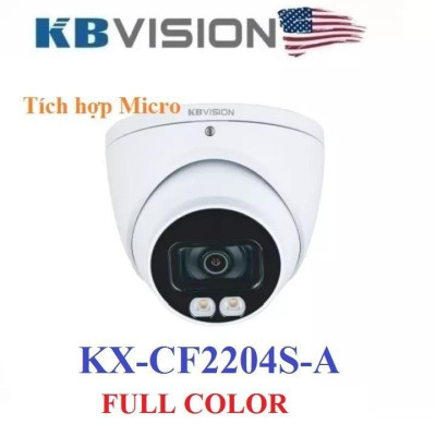 Camera Dome 4 in 1 KBVISION KX-CF2204S-A 2.0 Megapixel FULL COLOR, MIC