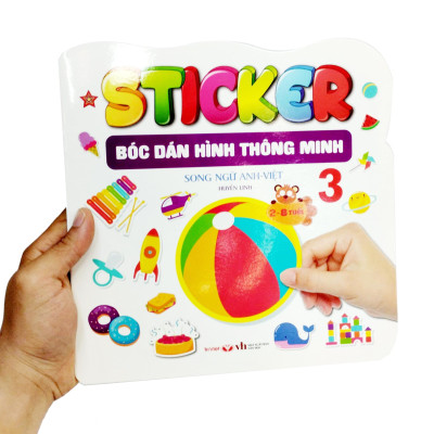 Sticker - Bóc Dán Hình Thông Minh - Song Ngữ Anh-Việt - Tập 3