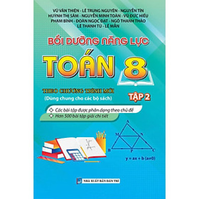 Sách - Bồi Dưỡng Năng Lực Toán Lớp 8 - Tập 2 - Theo Chương Trình Mới - Khang Việt Book