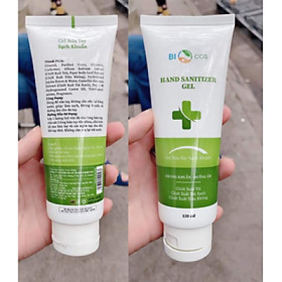COMBO 2 TUÝP GEL RỬA TAY SẠCH KHUẨN DƯỠNG ẨM BIOCOS HAND SANITIZER GEL (120ML*2)