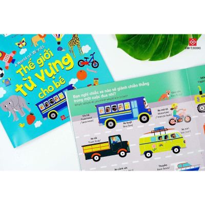 Sách - Thế Giới Từ Vựng Cho Bé Nội Dung Phong Phú Bao Trùm Nhiều Chủ Đề Hấp Dẫn - Đinh Tị Books