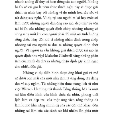 Trong Chớp Mắt - Blink (Tái Bản 2024)