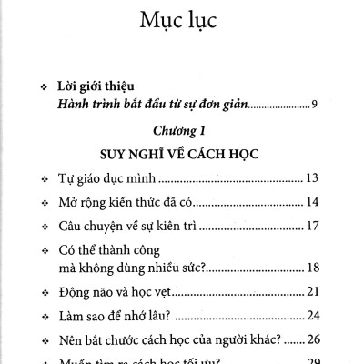 Mở Rộng Phương Pháp Học