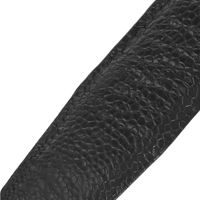 Thắt Lưng Nam Da Đà Điểu Trơn Huy Hoàng HT4409 - Đen