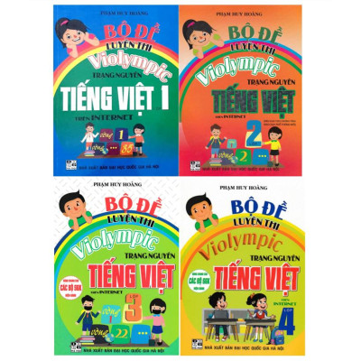 Combo 5 cuốn Bộ Đề Luyện Thi Violympic Trạng Nguyên Tiếng Việt Lớp 1 + 2 + 3 + 4 +5 Trên Internet (HA-MK)