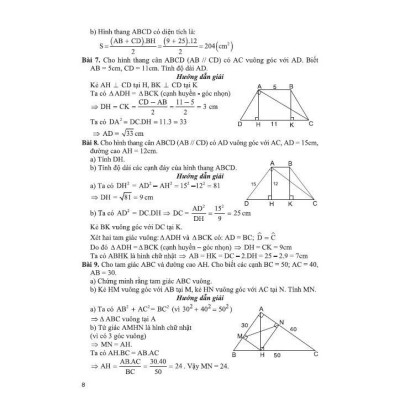 Sách - Combo Giải nhanh các chuyên đề đại số + hình học lớp 9 (HA-MK)