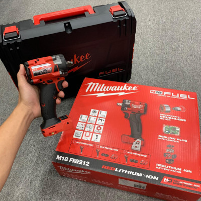COMBO MÁY SIẾT BU LÔNG MILWAUKEE M18 FIW212 + MÁY VẶN VÍT M18 FID3 - HÀNG CHÍNH HÃNG