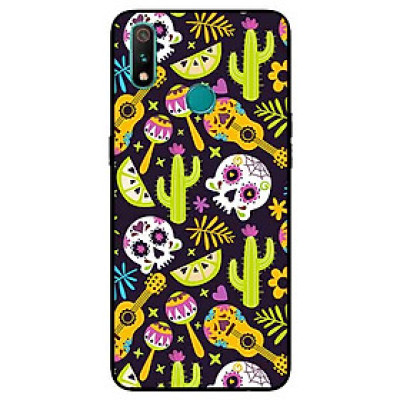 Ốp Lưng in cho Realme 3 Mẫu Họa Tiết Đa Sắc - Hàng Chính Hãng