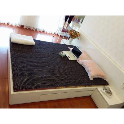 Chiếu Hạt Gỗ Cẩm Lai Cao Cấp - Kích Thước 2,2mx2m hạt 1.2cm ( video , hình thật )