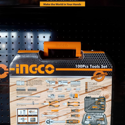BỘ ĐỒ NGHỀ CẦM TAY 100 CHI TIẾT INGCO HKTHP21001 - HÀNG CHÍNH HÃNG