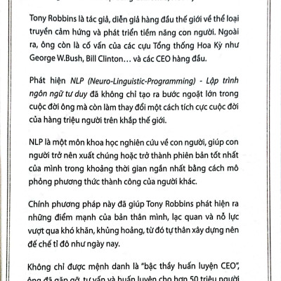 30s Tony Robins Thay Đổi Bạn Mỗi Ngày