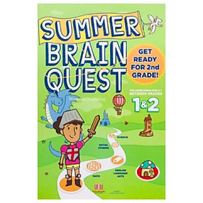 Sách Summer Brain Quest Grade 1 & 2 ( 6 - 7 tuổi )
