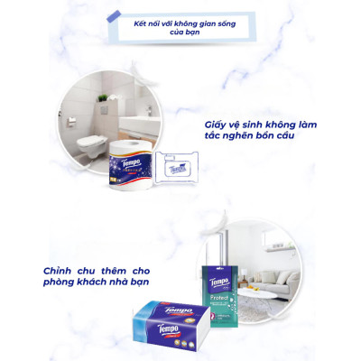 Lốc 10 Cuộn Giấy Vệ Sinh Tempo - Hoa Lài