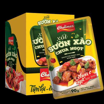 Xốt sườn xào chua ngọt Cholimex - Gói 90g tiện lợi