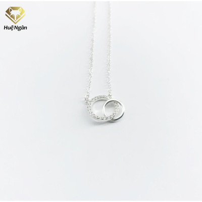 Dây chuyền bạc Ý 925 Huệ Ngân - Vô cực PP1781
