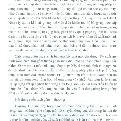 Xử Lý Tín Hiệu Ngẫu Nhiên - Áp Dụng Cho Bài Toán Phân Tích Sóng Biển Và Ứng Dụng - TS. Đào Quang Thủy