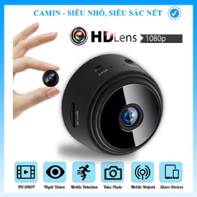 KAMERA MINI A9 GHI HÌNH SẮC NÉT KẾT NỐI WIFI XEM TỪ XA THUẬN TIỆN 