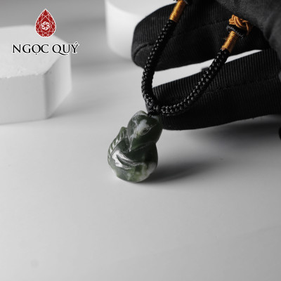 Hô ly nữ hoàng 9 đuôi đá mặt trăng 15x24mm mệnh thủy, kim - Ngọc Quý Gemstones