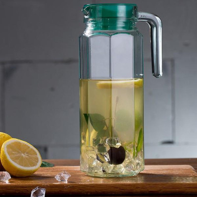 Bình thủy tinh đựng nước Luminarc Octime Ice Green L0532, dung tích 1.1L, dùng máy rửa bát