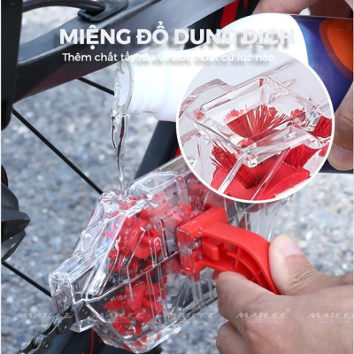 Dụng Cụ Làm Sạch Sên Xích Xe Đạp CHAIN WASHER CW-022 Ngâm Trong Suốt, Làm Sạch Dầu Mỡ Dễ Dùng, Tiện lợi, Hiệu Quả, Nhanh chóng (nhiều tùy chọn) - Mai Lee