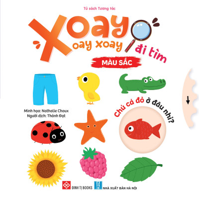 Sách - Xoay Xoay Xoay Đi Tìm - Màu Sắc - Bìa Cứng