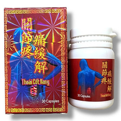 Viên uống Thoái cốt nang - Loại xịn 30 viên - Hỗ trợ đau lưng, thấp khớp, tê liệt, đau khớp, tê nhức chân tay, viêm đa khớp, thoát vị đĩa đệm xuất xứ Malaysia - Mã số 1489