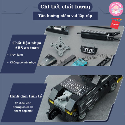 Đồ Chơi Lắp Ráp Xếp Hình: Biệt Đội Cảnh Sát - Qman 41107 (741 Chi tiết)