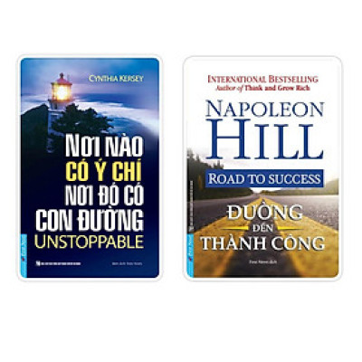 Sách - Combo Nơi nào có ý chí Nơi đó có con đường + Đường đến thành công - FirstNews
