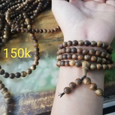 VÒNG TAY 108 HẠT 6LY TRẦM HƯƠNG TỐC PVL