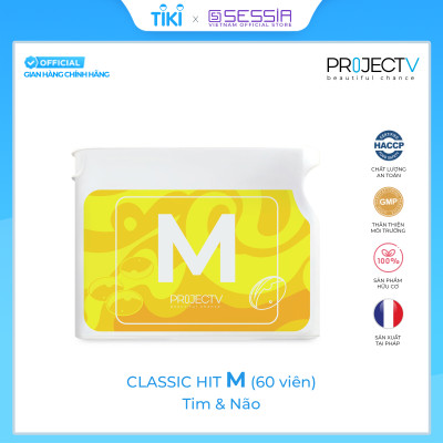 [TẶNG 5 TÚI PV ZIP] Thực Phẩm Sức Khoẻ M+A+P | V Alphabet - Vận Động, Năng Lượng & Thông Minh - PROJECT V - Xuất xứ Pháp, Hàng Chính Hãng