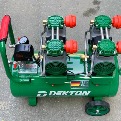 MÁY NÉN KHÍ KHÔNG DẦU 45L 2500W DEKTON DK-AC2945 - HÀNG CHÍNH HÃNG