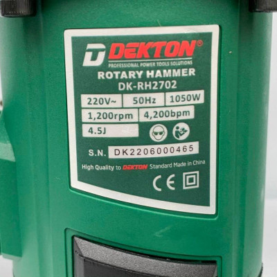 MÁY KHOAN ĐỤC 2 CHỨC NĂNG 1050W DEKTON DK-RH2702 - HÀNG CHÍNH HÃNG