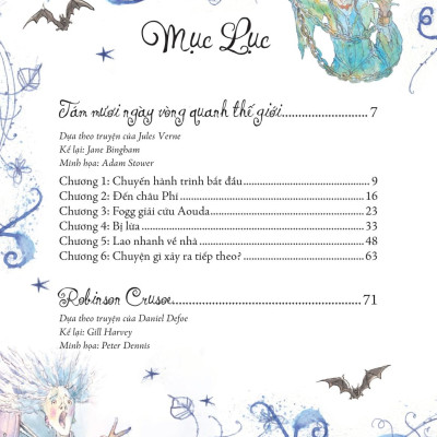 Illustrated Classics - Những Cuộc Phiêu Lưu Kỳ Thú - Tám Mươi Ngày Vòng Quanh Thế Giới, Robinson Crusoe, Con Ma Nhà Canterville