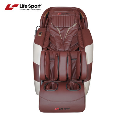 Ghế Massage Toàn Thân Lifesport LS-789, Trị Liệu Nhức Mỏi Với Đai Massage Hồng Ngoại, BH 6 Năm
