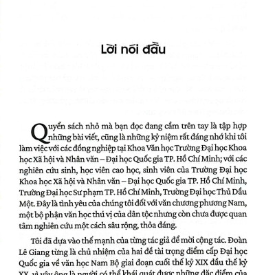 Sách - Góp Lời Cho Văn Chương Phương Nam