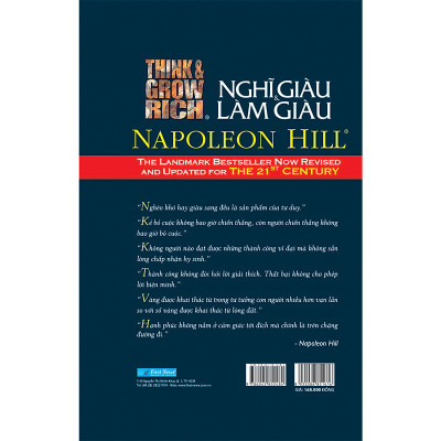 Think & Grow Rich - Nghĩ Giàu & Làm Giàu (Sbooks) 