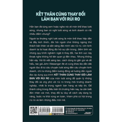 Sách - Kết Thân Cùng Thay Đổi - Làm Bạn Với Rủi Ro - John Wessinger - VanLangBooks