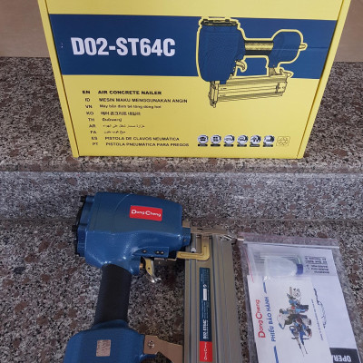 MÁY BẮN ĐINH BÊ TÔNG DÙNG HƠI (4-8 BAR) DONGCHENG D02-ST64C - HÀNG CHÍNH HÃNG